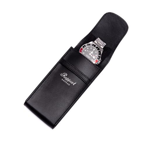 Shop Rapport London Hyde Park Watch Pouch In Black