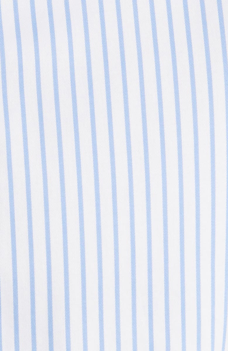 Charles Tyrwhitt Slim Fit Non-Iron Stripe Twill Dress Shirt, Alternate, color, Cornflower Blue