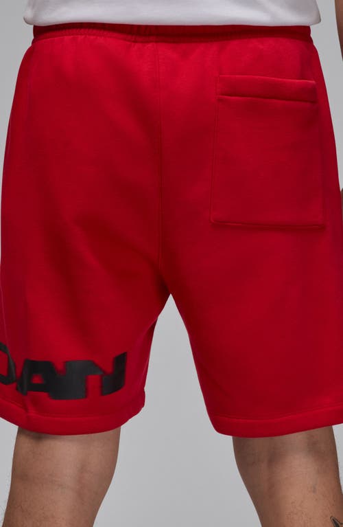 Shop Jordan Mvp Sweat Shorts In Gym Red