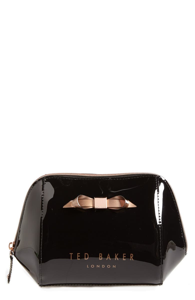 Ted Baker London 'Bow Trapeze - Large Washbag' Cosmetics Case | Nordstrom