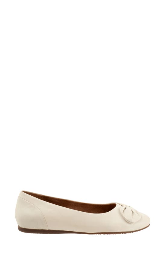 Shop Softwalk ® Sofia Bow Ballet Flat In Ivory