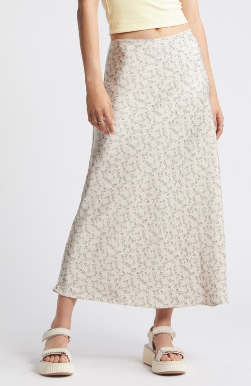 BP. Satin Midi Skirt at Nordstrom,