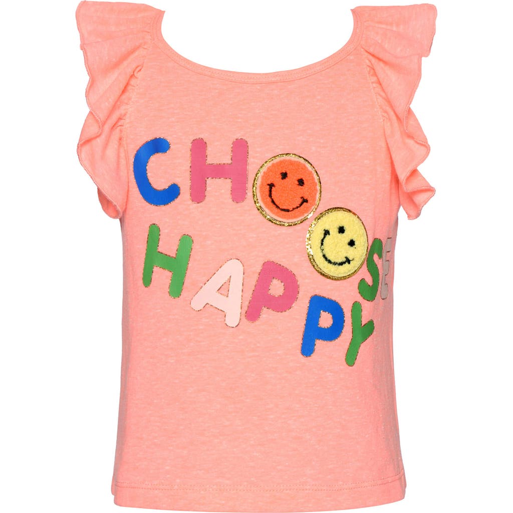 Sara Sara Kids' Choose Happy Tank In Pink