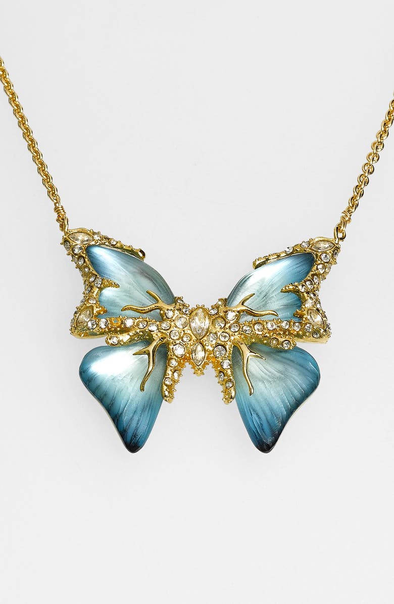 Alexis Bittar 'Lucite® - Jardin Mystère' Butterfly Pendant Necklace ...