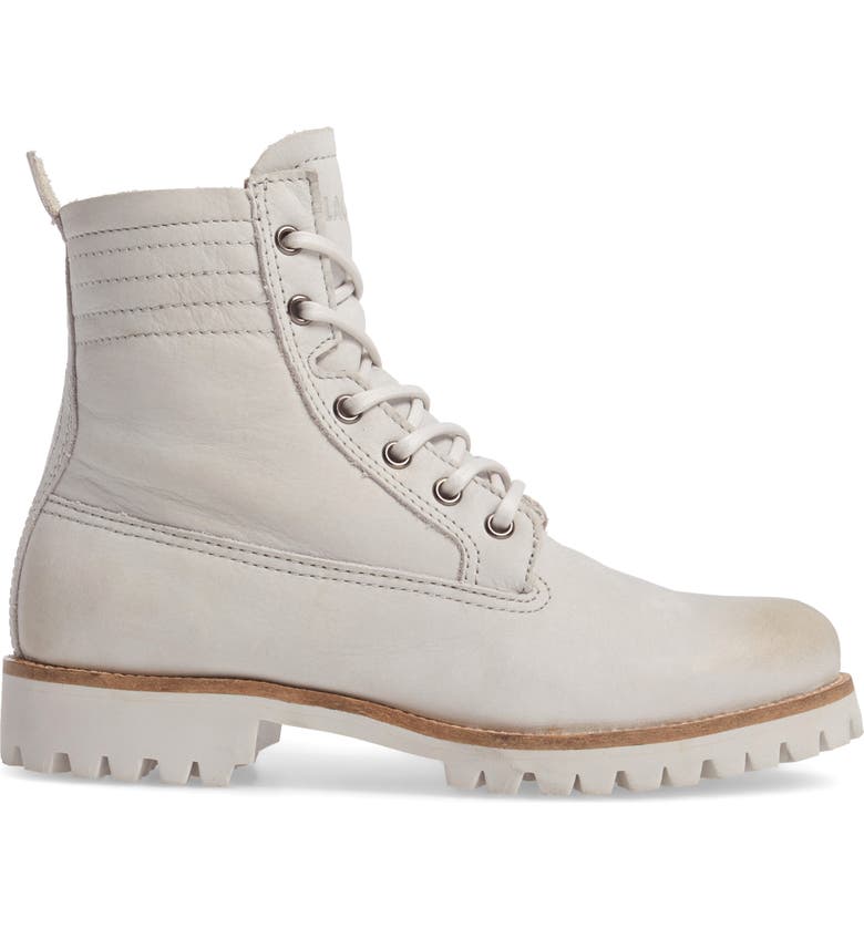 OL22 Lace-Up Boot with Genuine Shearling Lining BLACKSTONE