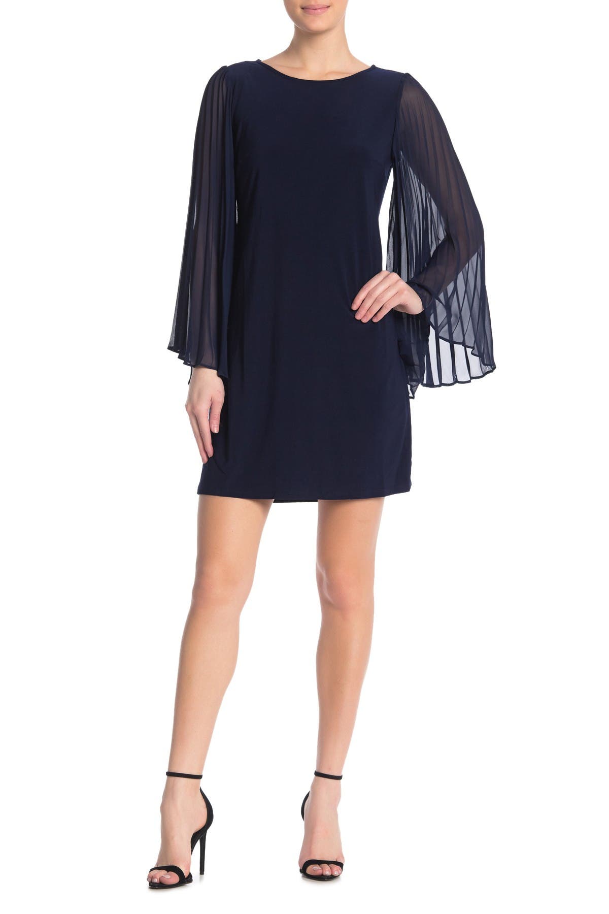 bell sleeve mini dress