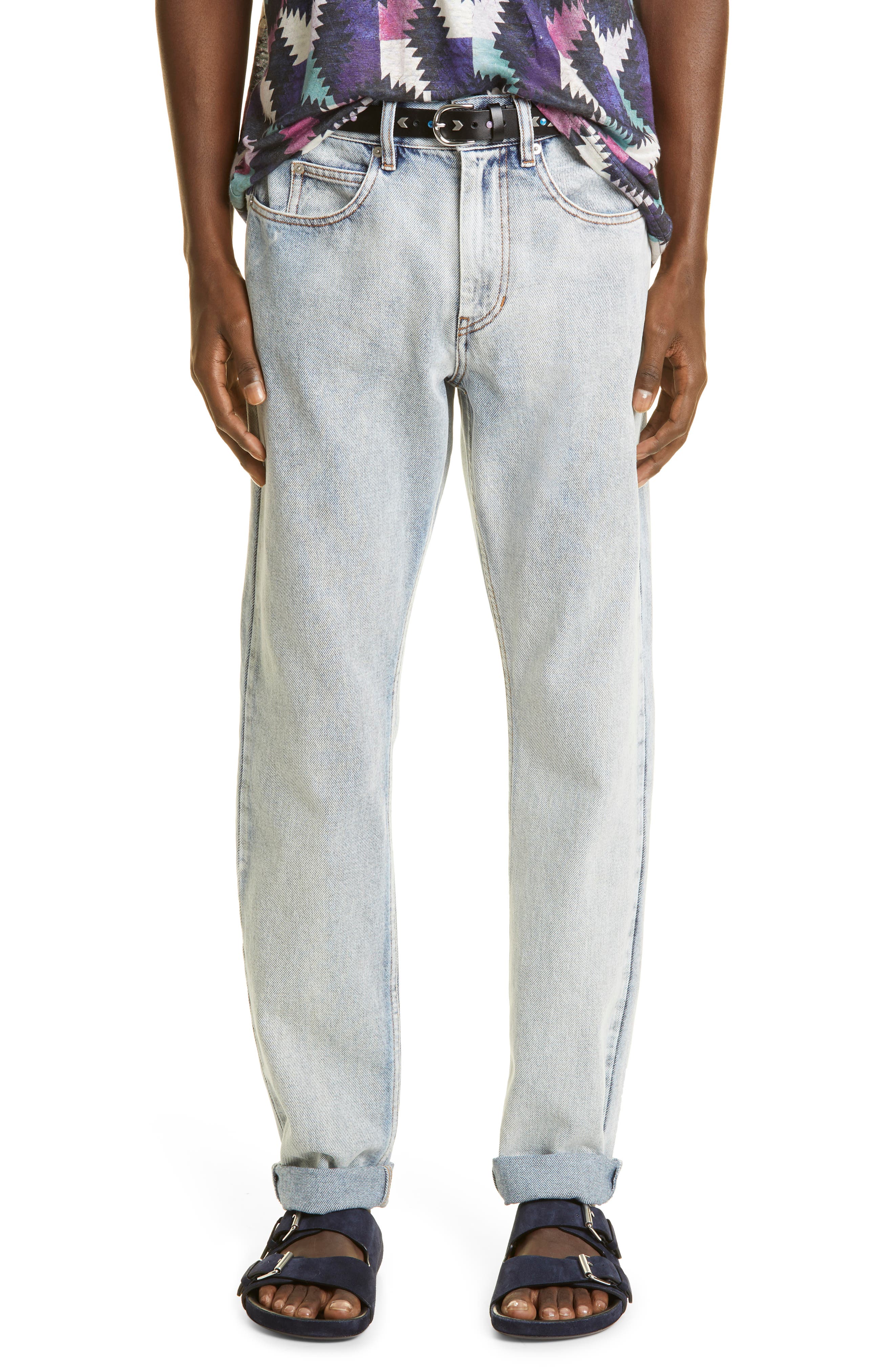 mens designer straight jeans