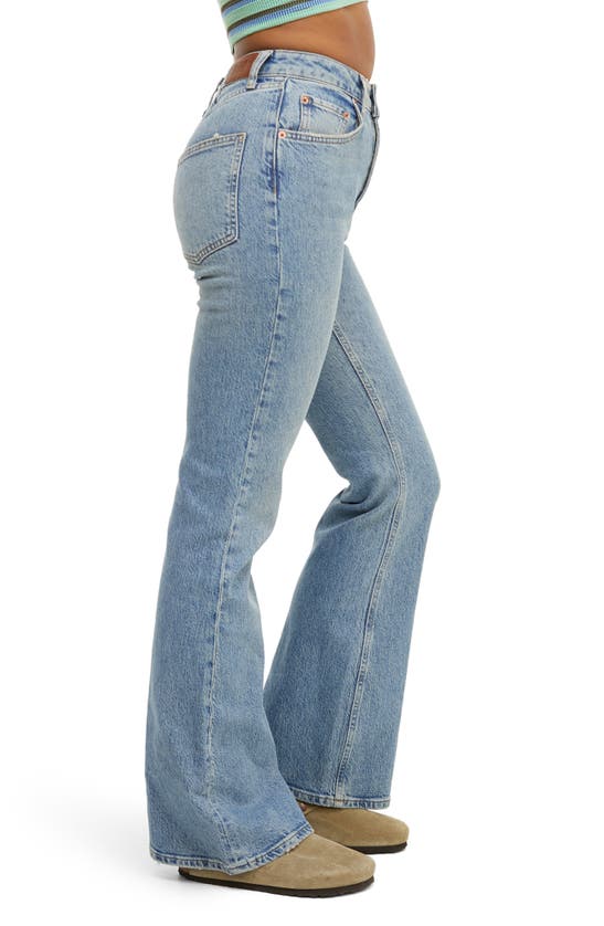 Shop Bdg Urban Outfitters High Waist Bootcut Jeans In Distressed Vintage
