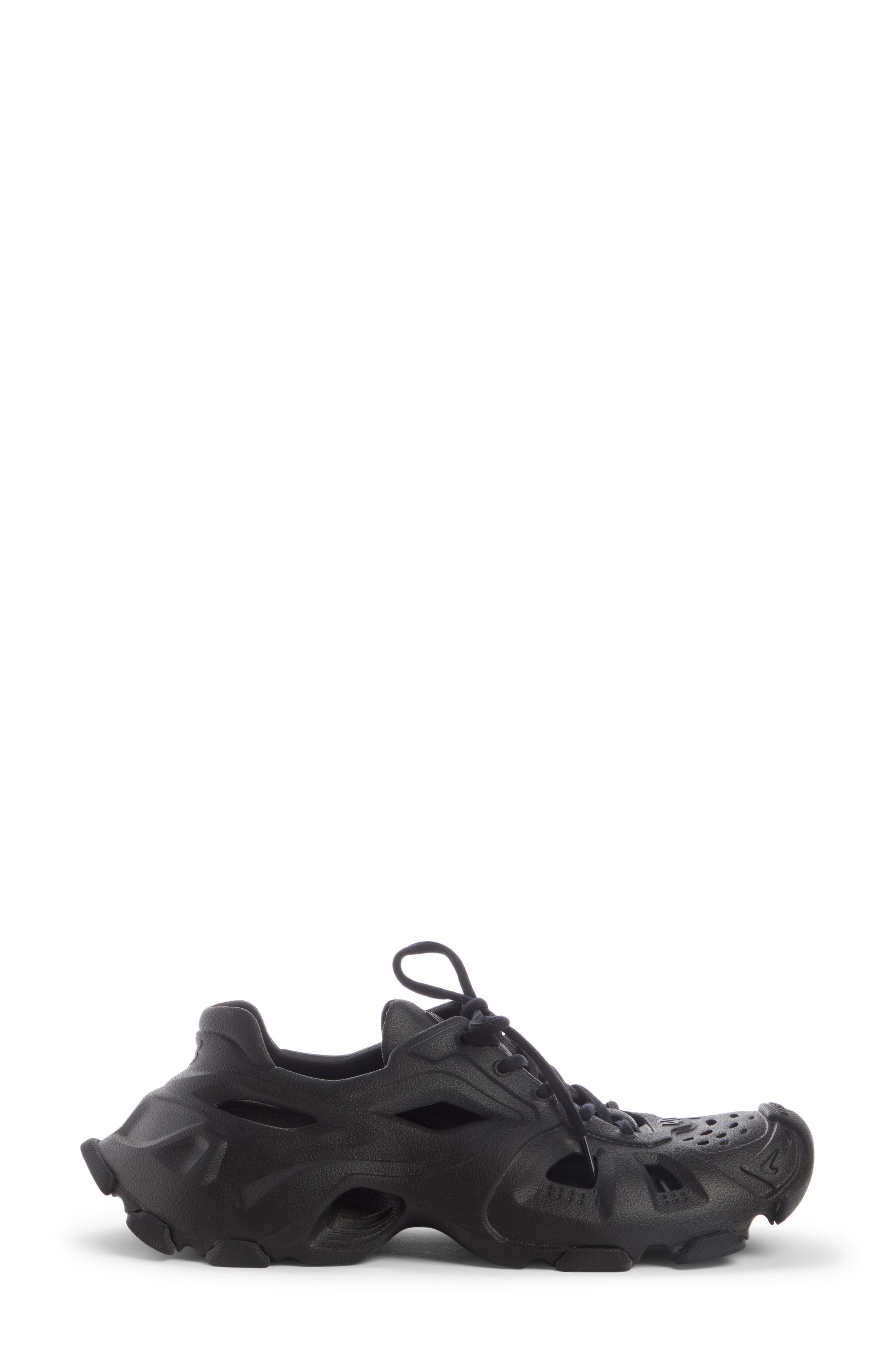 Balenciaga HD Lace-Up EVA Sneaker in Black | Smart Closet