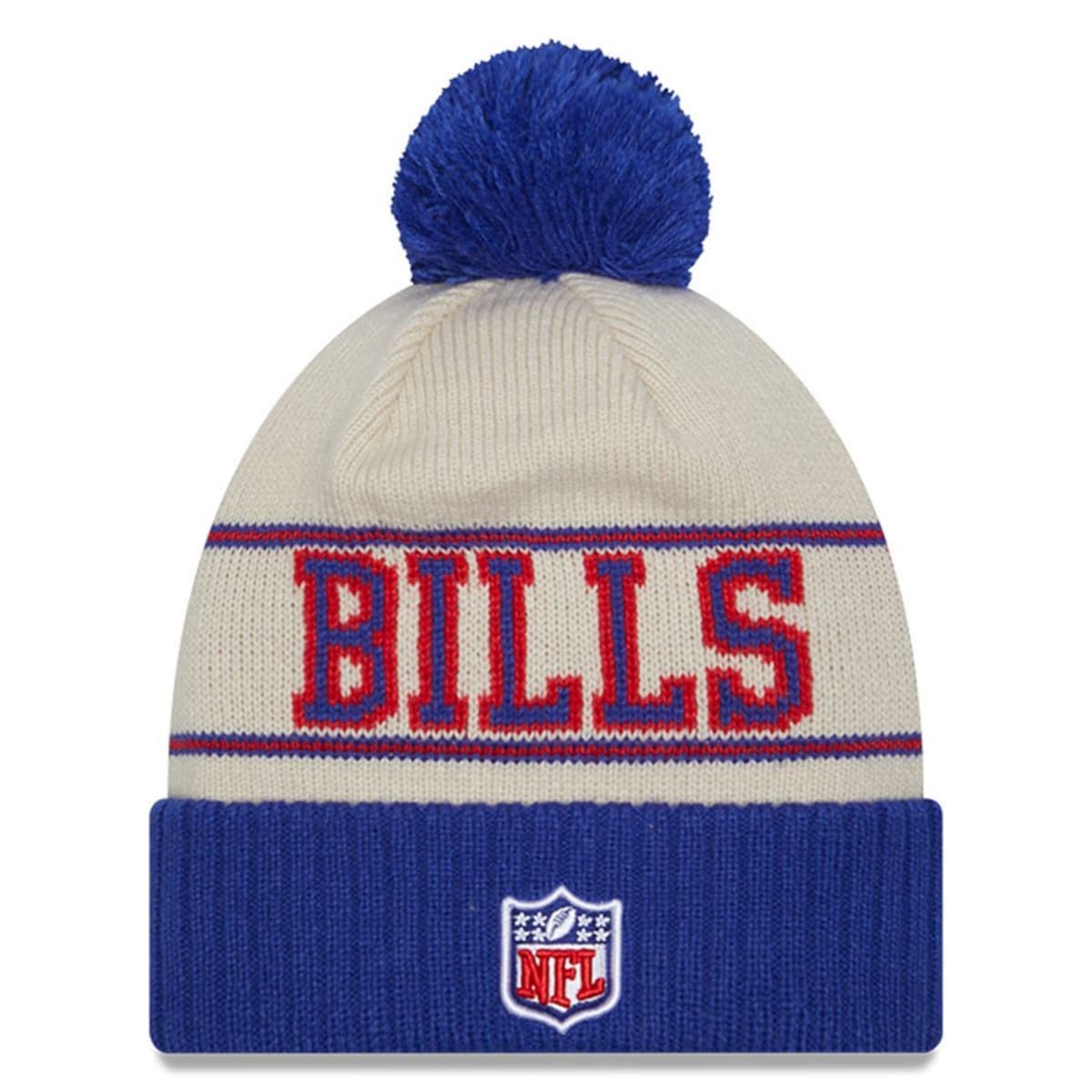 New Era Men's New Era Cream/Royal Buffalo Bills 2023 Sideline Historic