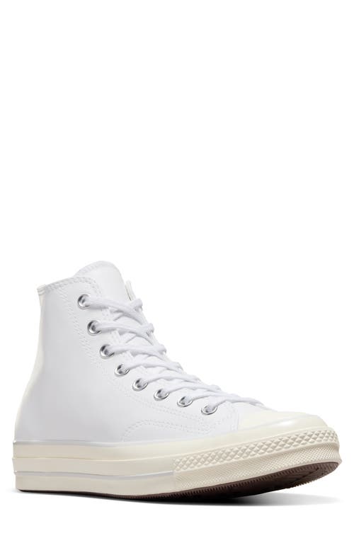 Shop Converse Gender Inclusive Chuck 70 High Top Sneaker In White/fossilized/egret