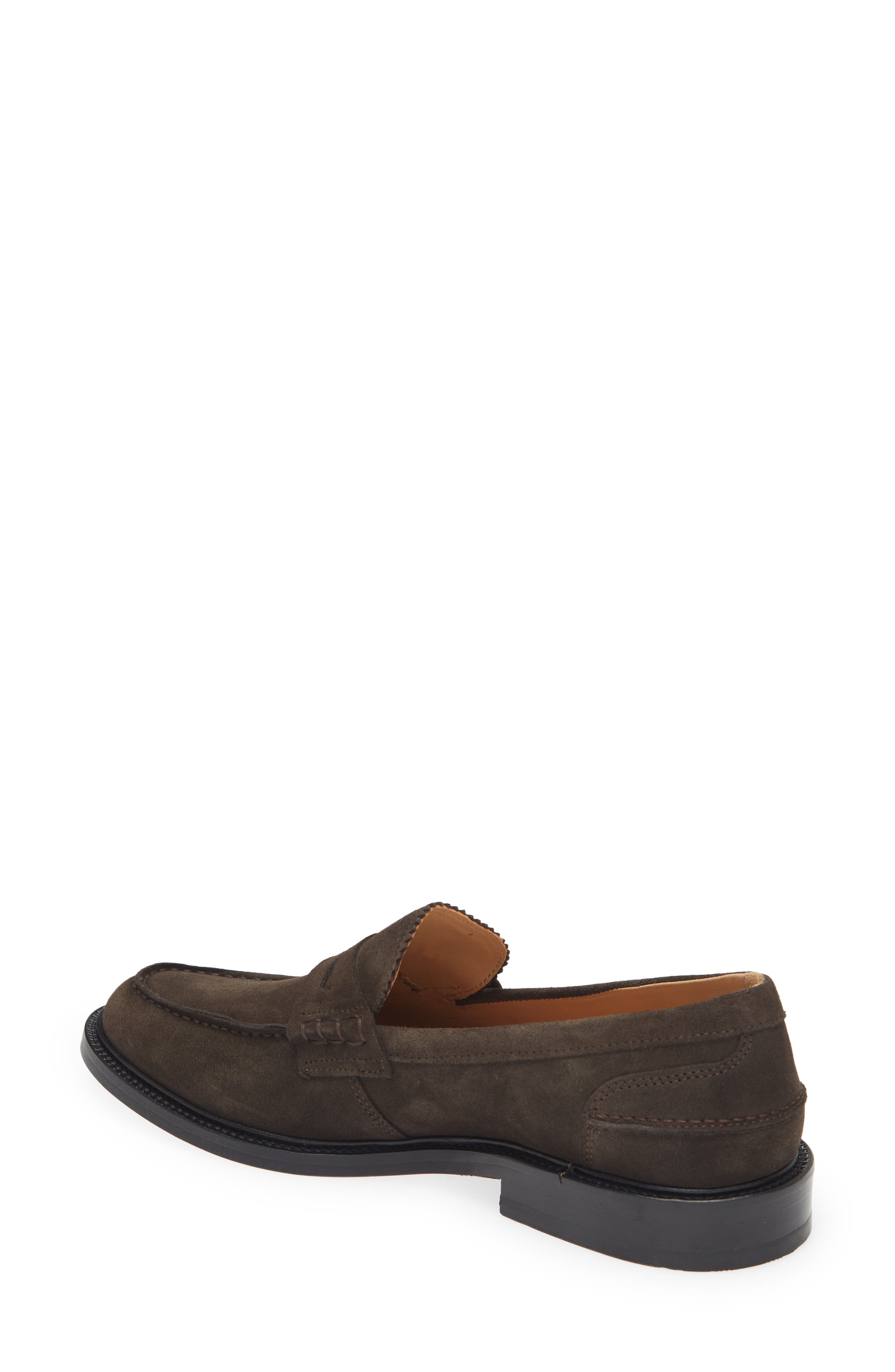 Brown VINNYS Suede Vinnys Townee Penny Loafer in Brown Suede for Men Mens Shoes Slip-on shoes Loafers 