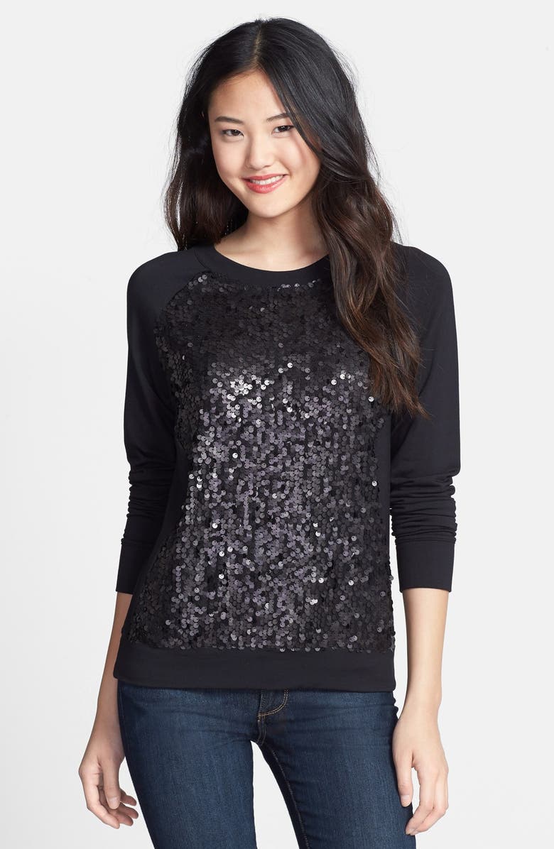 Halogen® Embellished Sweatshirt | Nordstrom