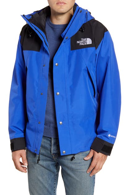 blue the north face jacket