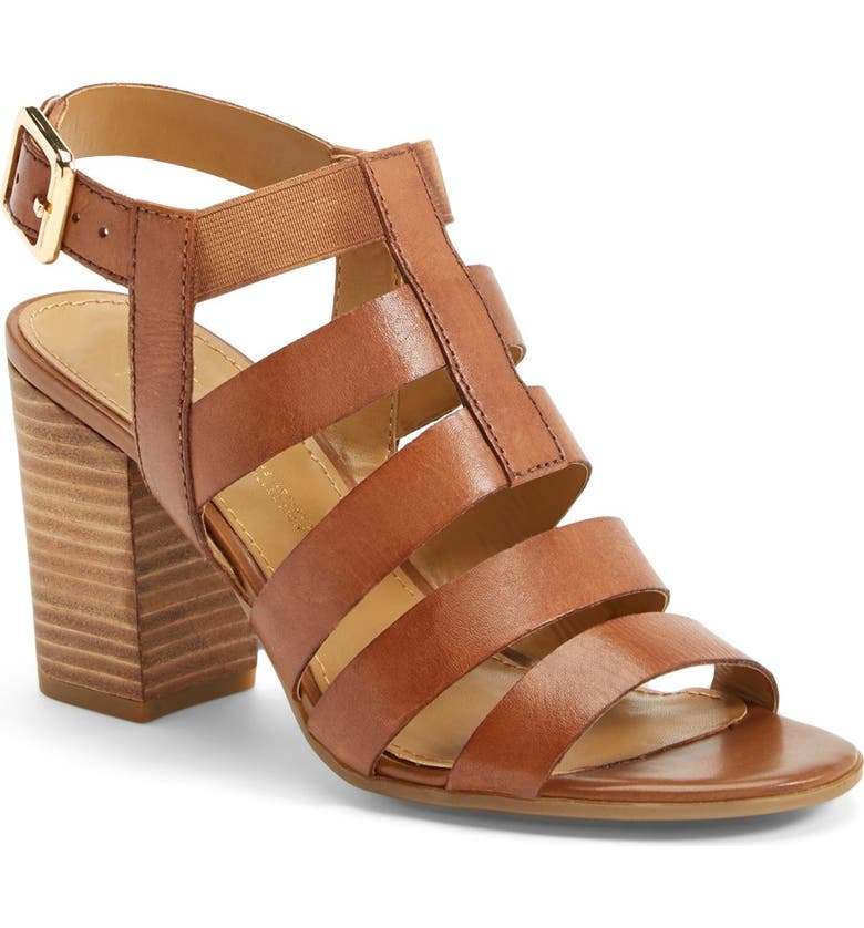 FRANCO SARTO 'Montage' Leather Sandal, Main, color, SADDLE