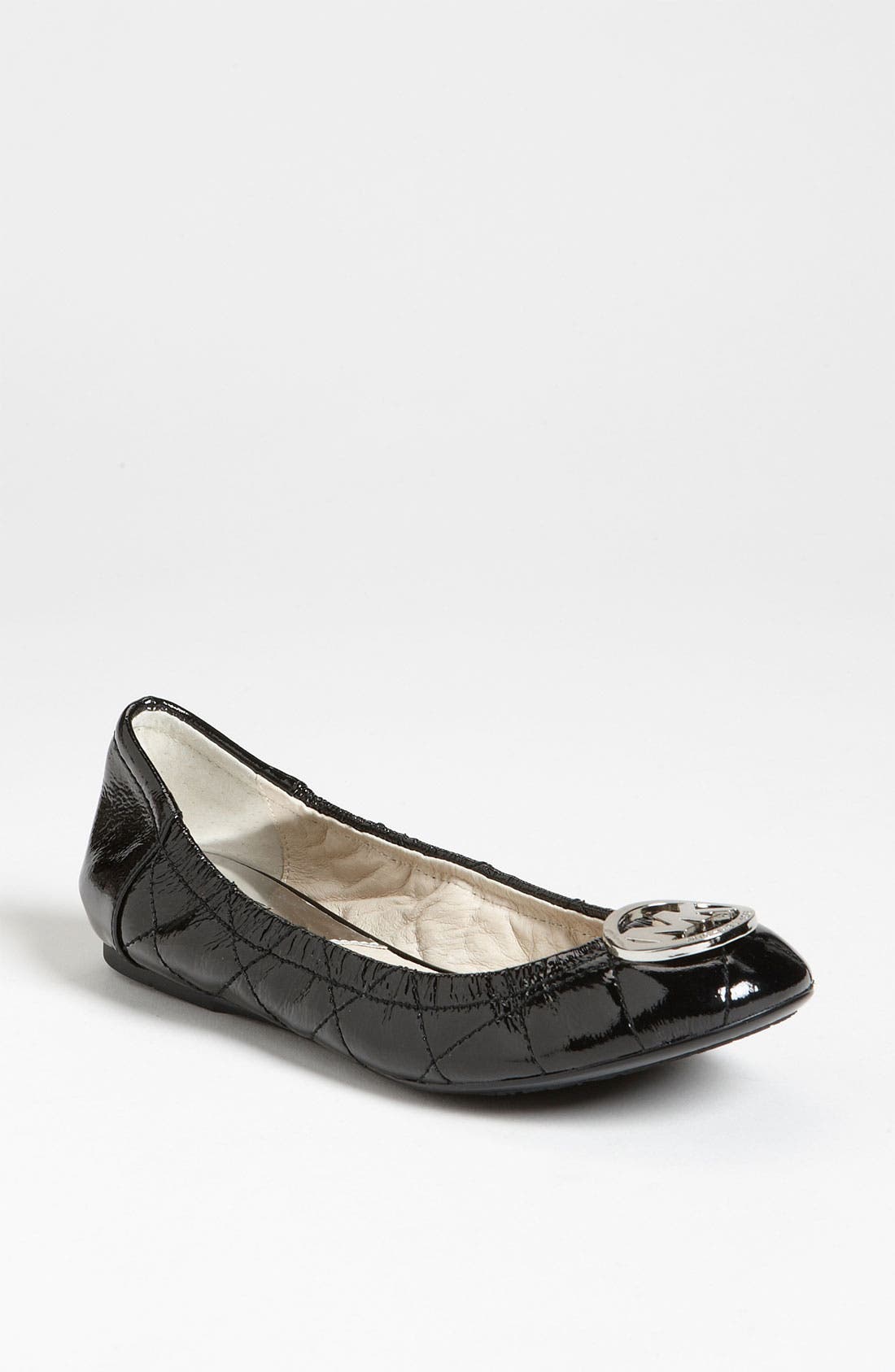 michael kors city logo ballet flat