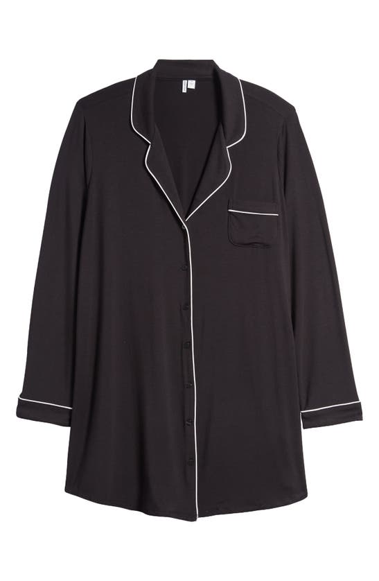 Shop Nordstrom Moonlight Eco Nightshirt In Black