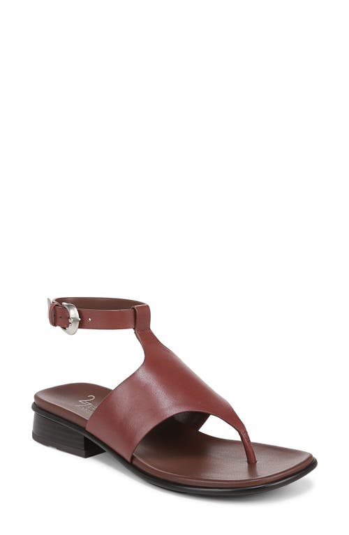 Beck Ankle Strap Sandal in Cappucino Leather