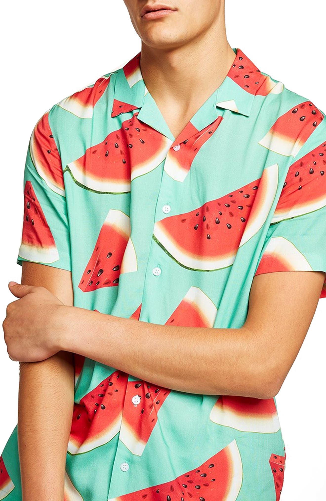 Topman Watermelon Print Shirt | Nordstrom