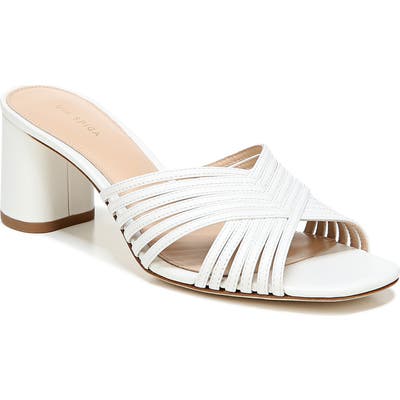 Via Spiga Rafaela Slide Sandal, White
