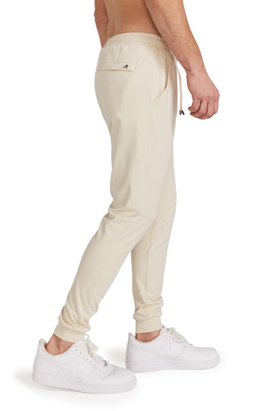 Shop Redvanly Donahue Water Resistant Joggers In Oat