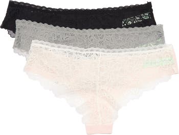 Honeydew Intimates Assorted 3-Pack Lace Hipster Panties