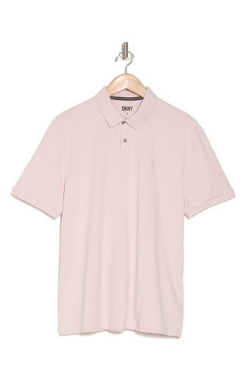 Dkny Sportswear Cotton Stretch Polo In Orchid