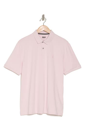 Shop Dkny Sportswear Dkny Cotton Stretch Polo In Orchid