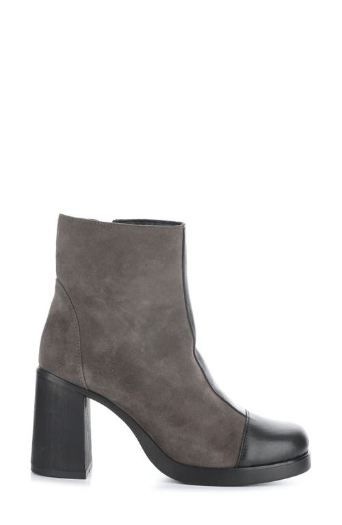 Shop Fly London Stir Platform Bootie In 002 Black/anthracite