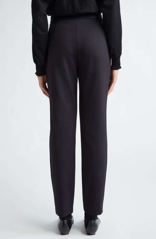 Max Mara Bozen Fitted Ankle Trousers In Black