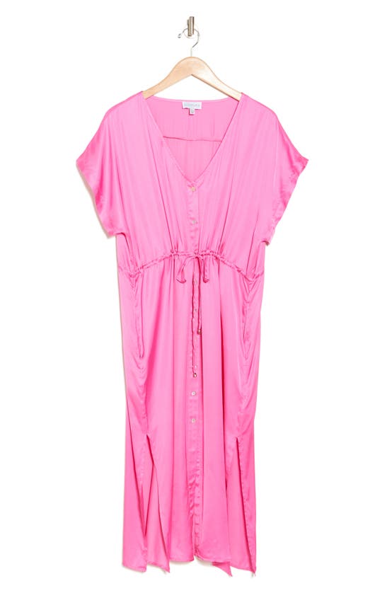 Shop Lucy Paris Maxwell Shirtdress In Pink