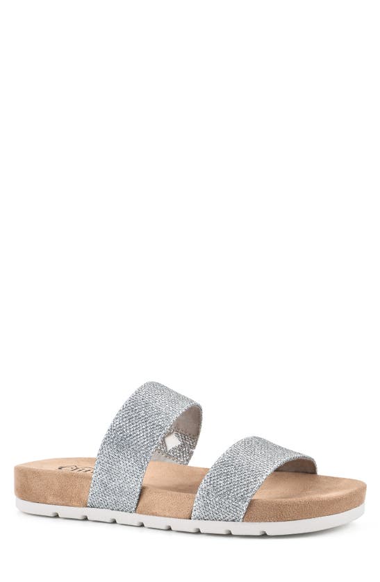 CLIFFS BY WHITE MOUNTAIN TAHLIE SLIDE SANDAL