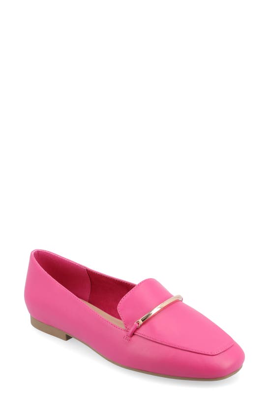 Shop Journee Collection Wrenn Loafer In Fuchsia