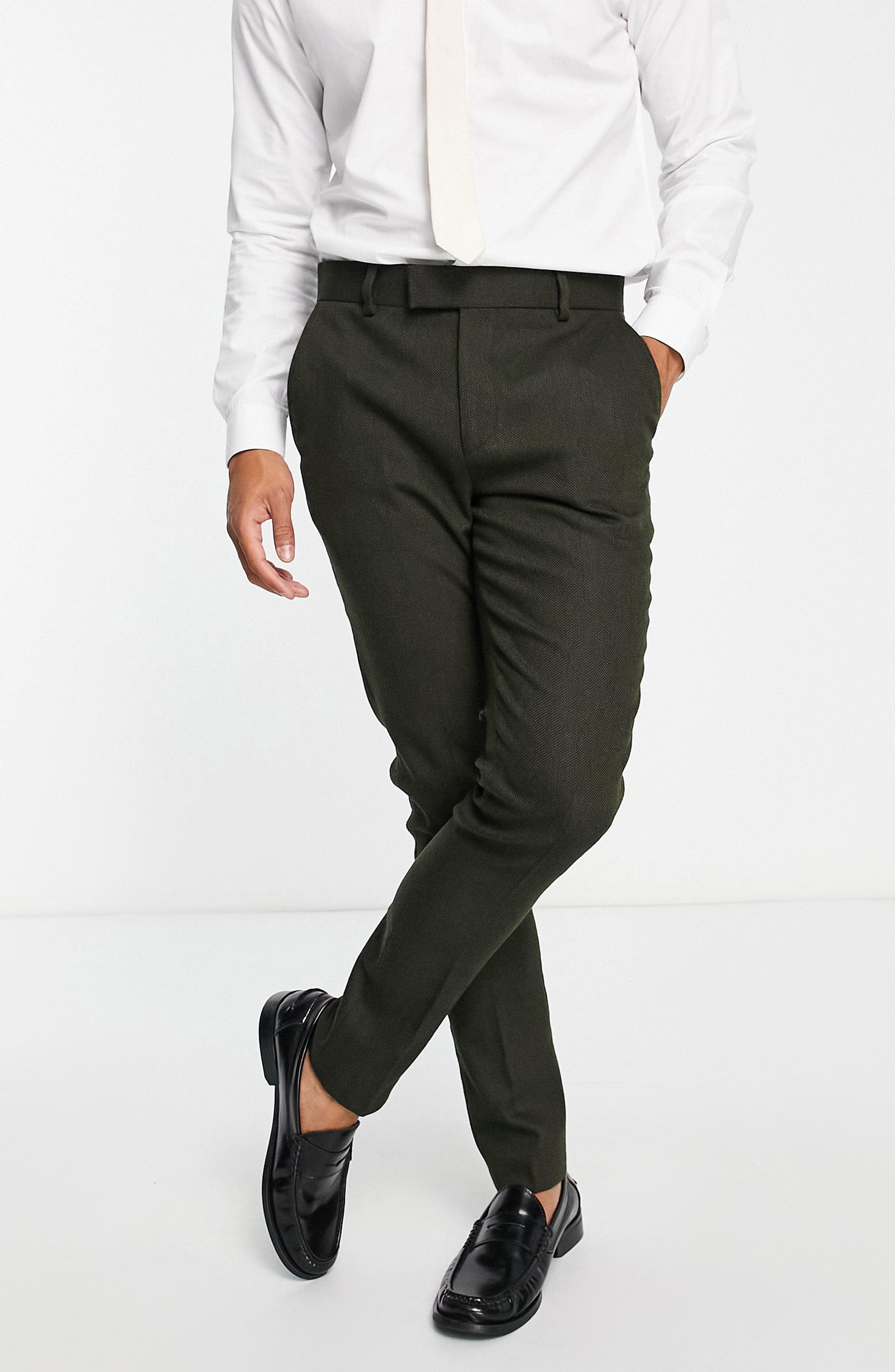 super skinny suit trousers