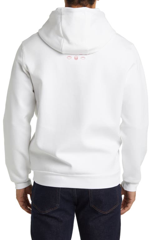 Shop Hugo Boss Boss X Nfl Touchback Graphic Hoodie In Kansas City Chiefs White