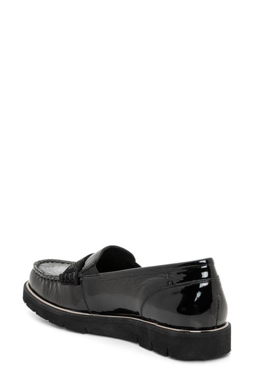 Shop Ara Daffodil Moc Toe Loafer In Black