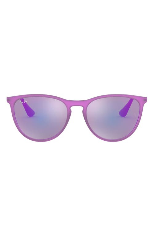 RAY BAN RAY-BAN RAY-BAY JUNIOR IZZY 50MM MIRRORED SUNGLASSES 