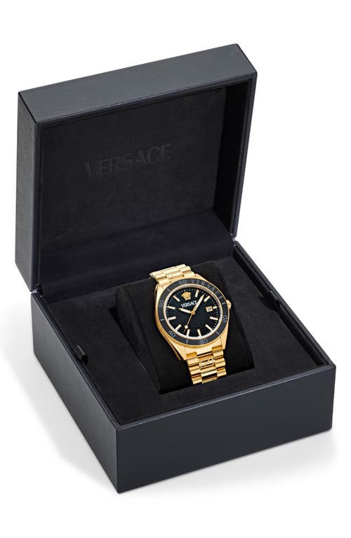 Versace V Dome Watch, 42mm In Ip Yellow Gold