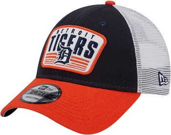 Detroit Tigers New Era Circle Trucker Low Profile 9FIFTY Snapback Hat - Navy