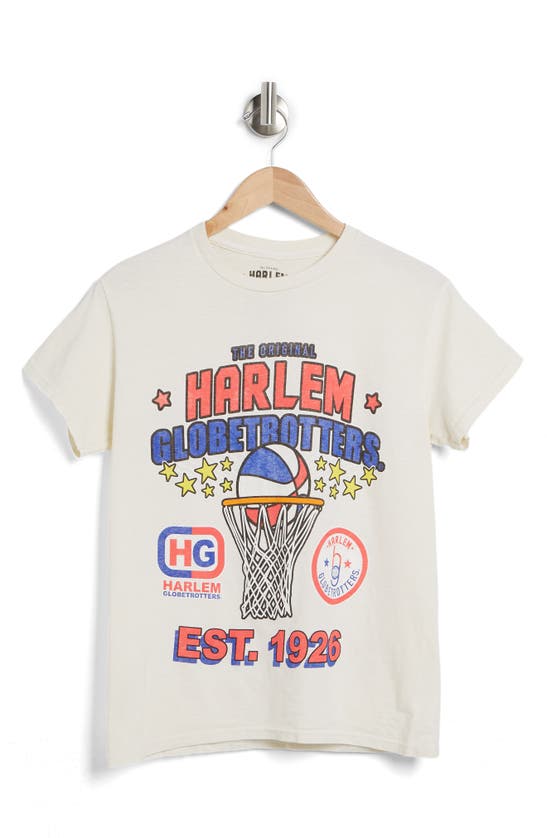 Philcos Harlem Globetrotters 1926 Cotton Graphic T-shirt In White