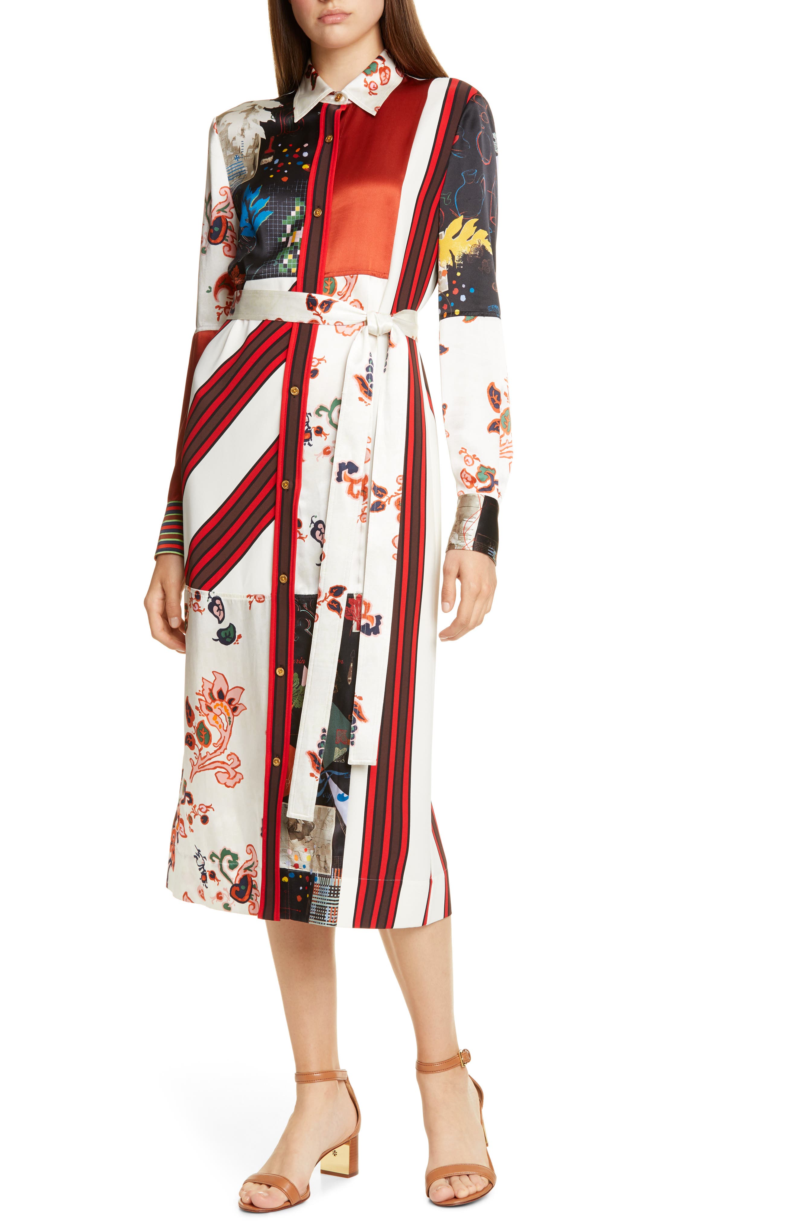 tory burch shirt dress