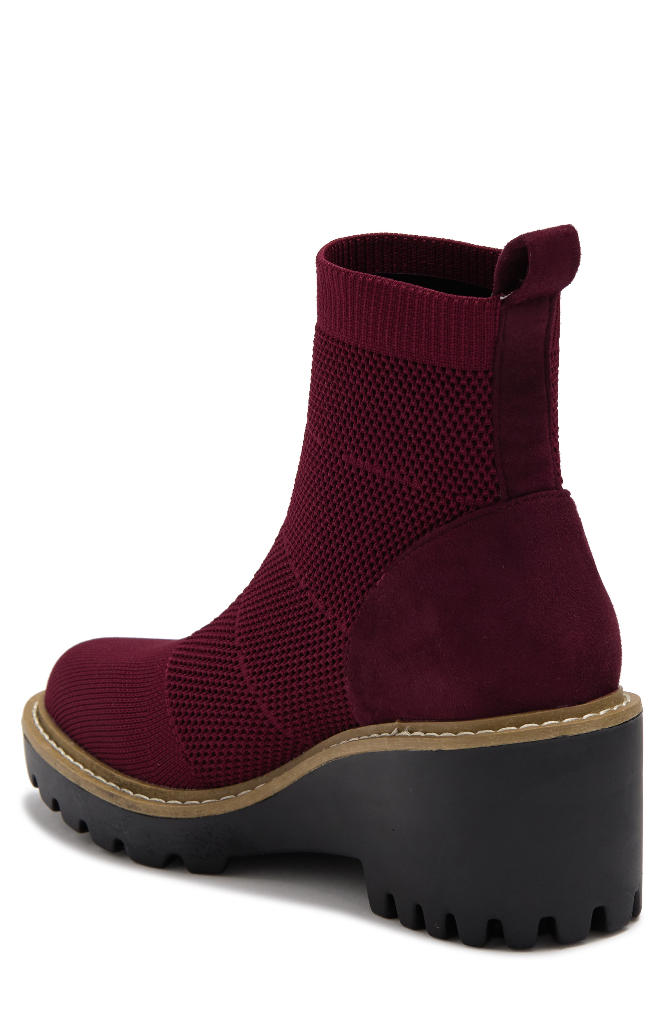 wedge sock bootie