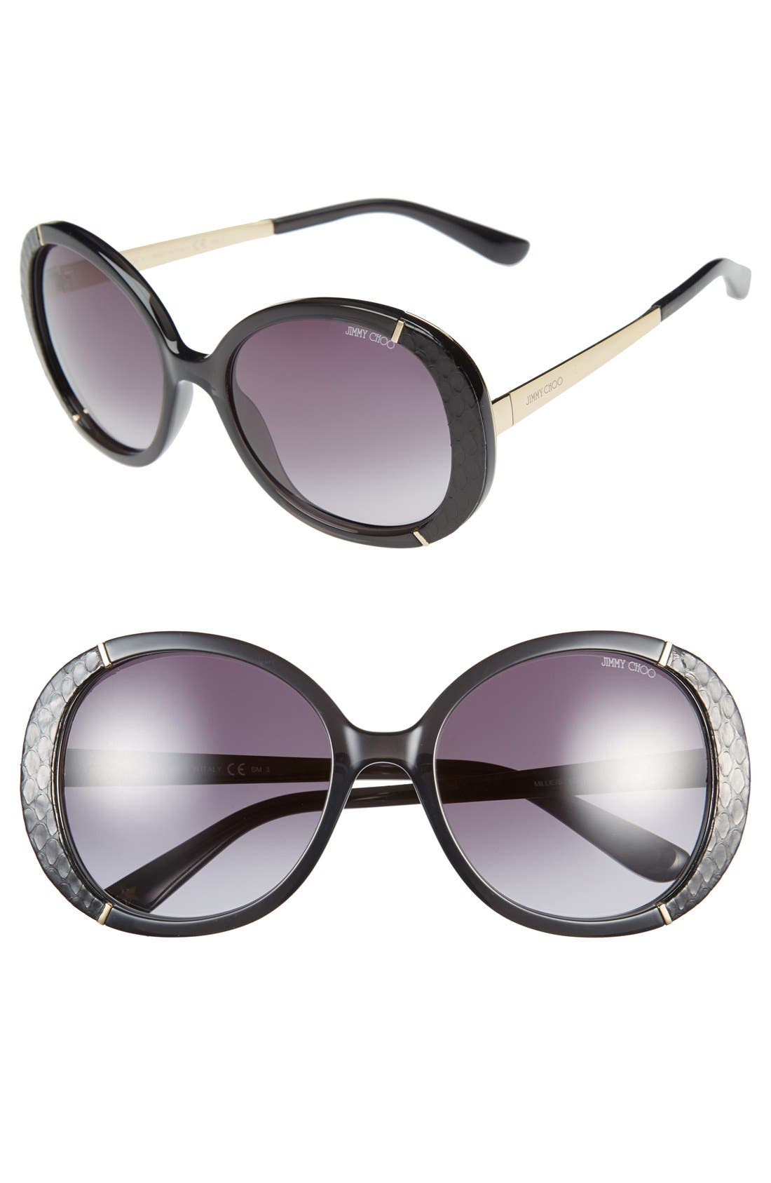 Jimmy Choo 56mm Round Sunglasses Nordstrom