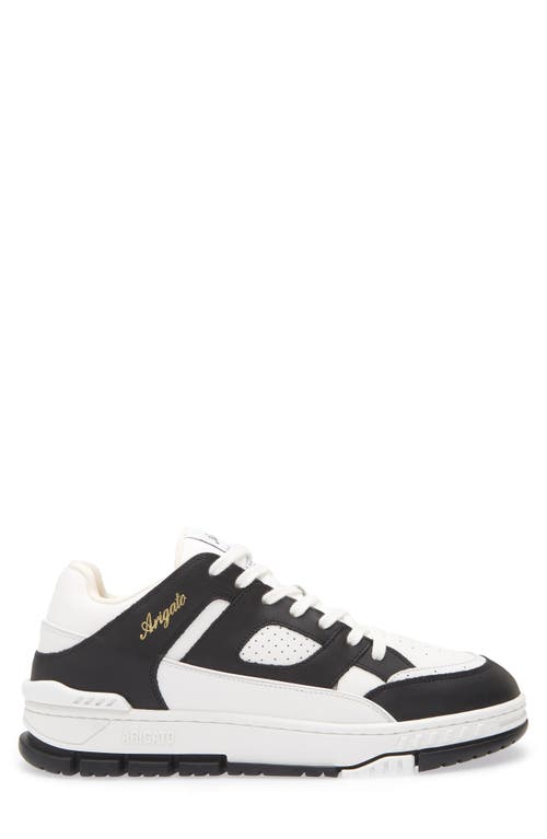 Axel Arigato Area Lo Leather Low-top Sneakers In White/black