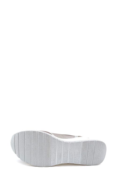 Reaction Kenneth Cole Fiona Platform Wedge Sneaker In Shitake Mesh