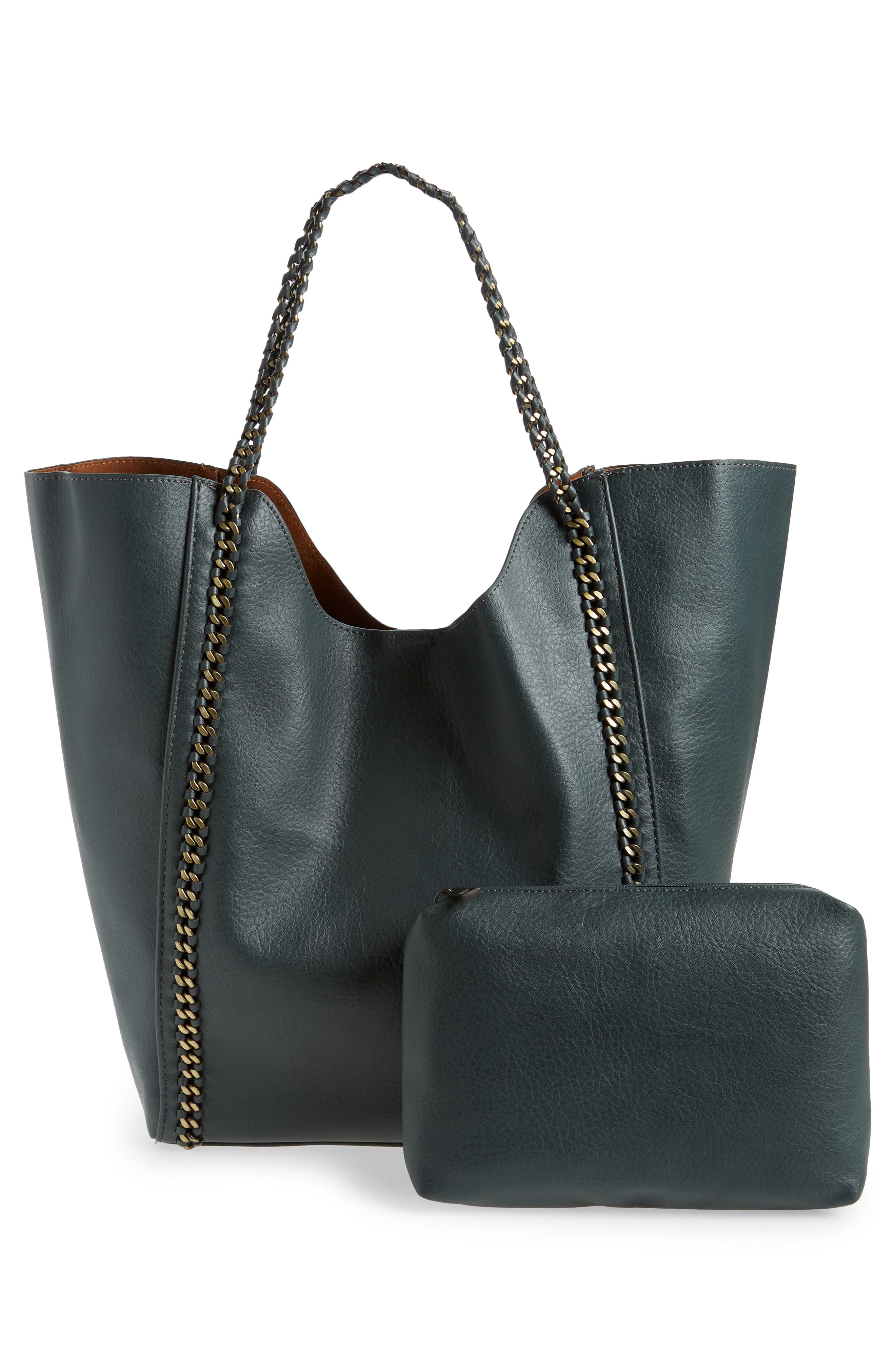 chain tote handbag
