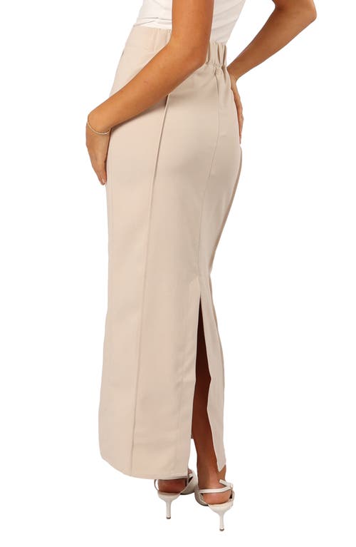Petal And Pup Petal & Pup Wynona Pintuck Maxi Skirt In Neutral
