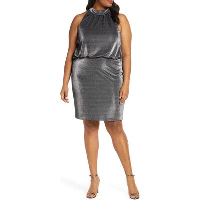 Vince Camuto Bloused Cocktail Dress, Black