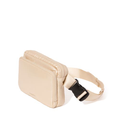 Baggallini Modern Belt Bag Sling In Champagne Puff