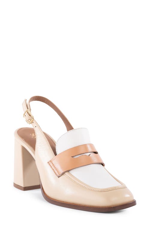 Seychelles Symphony Slingback Pump In Beige/tan Leather